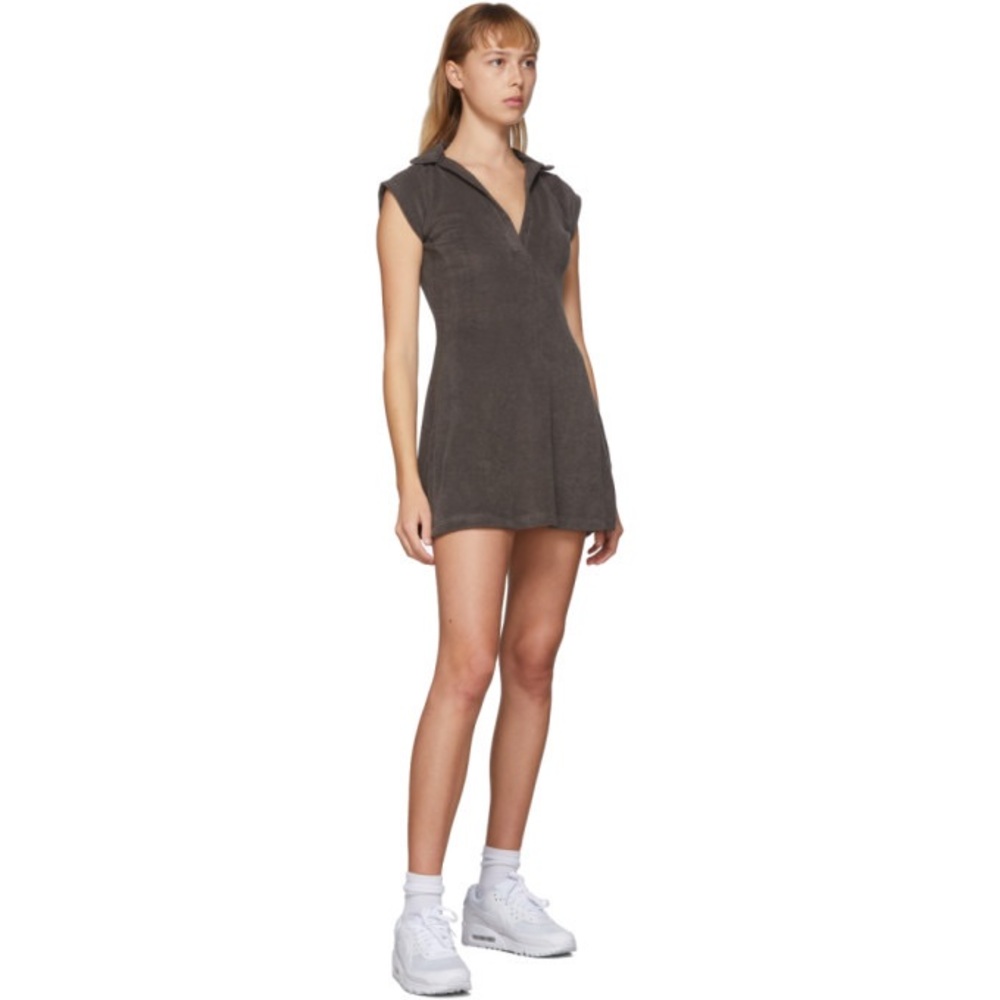 Gil Rodriguez brown terry tennis dress xs